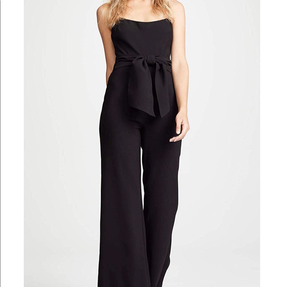 Black likely flared jumpsuit